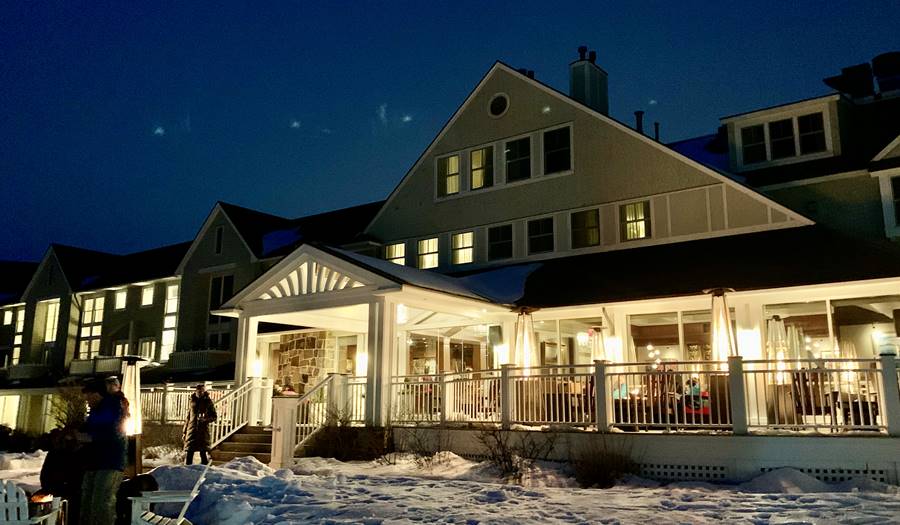 winter nights at inn by the sea
